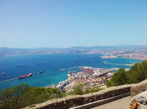 Gibraltar and Algeciras from the Mountain